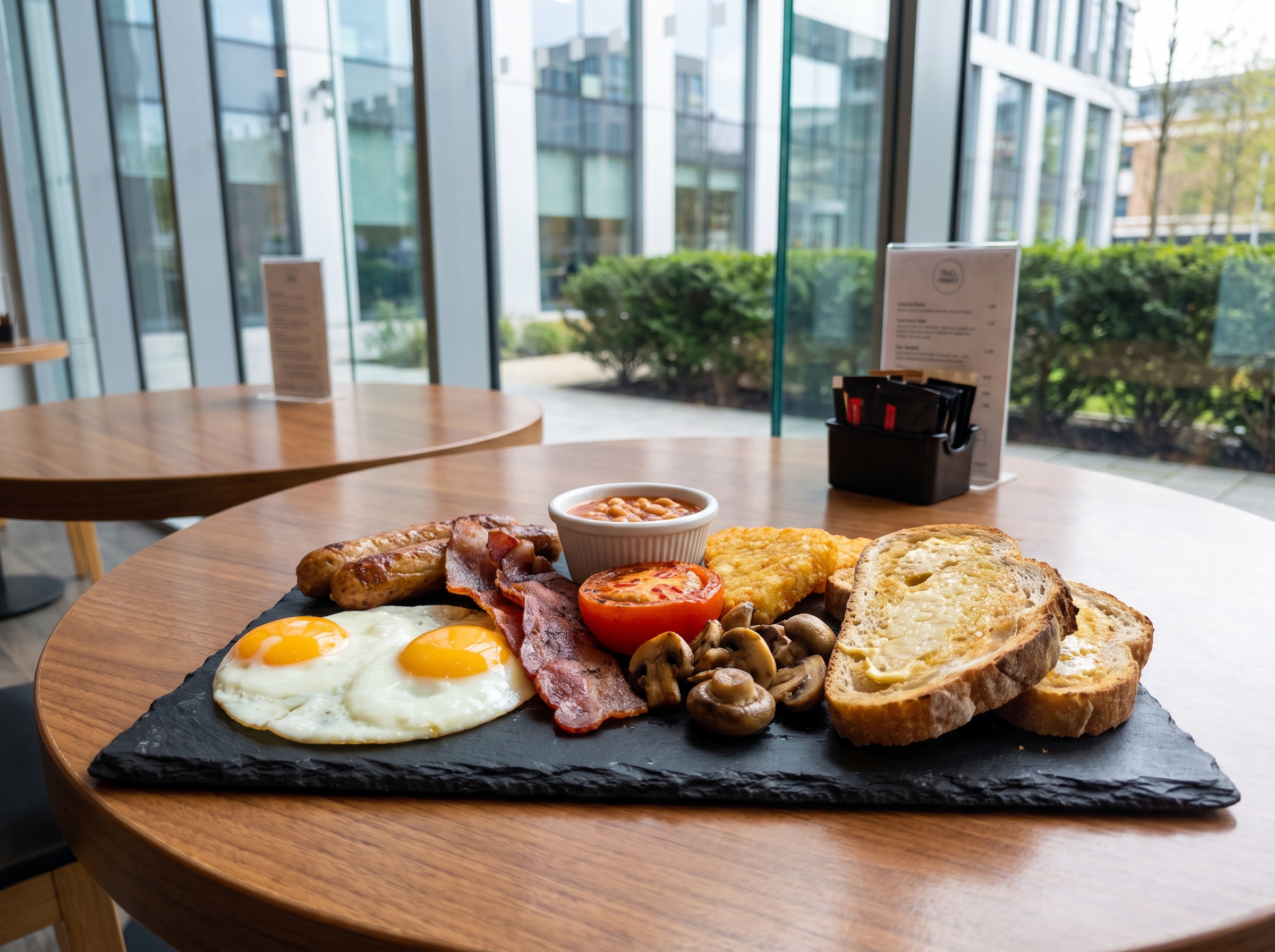 Fancy halal full English breakfast